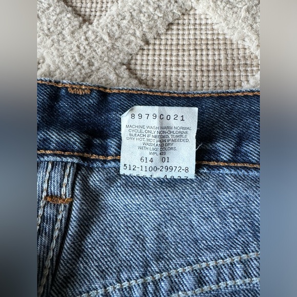 Vintage 90’s Levi’s 560 Loose Fit Straight Leg Blue Denim Jeans Size 14 MIS S - Picture 8 of 16